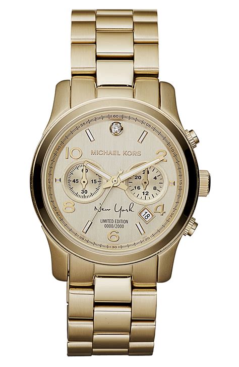 michael kors gold bracelet watch